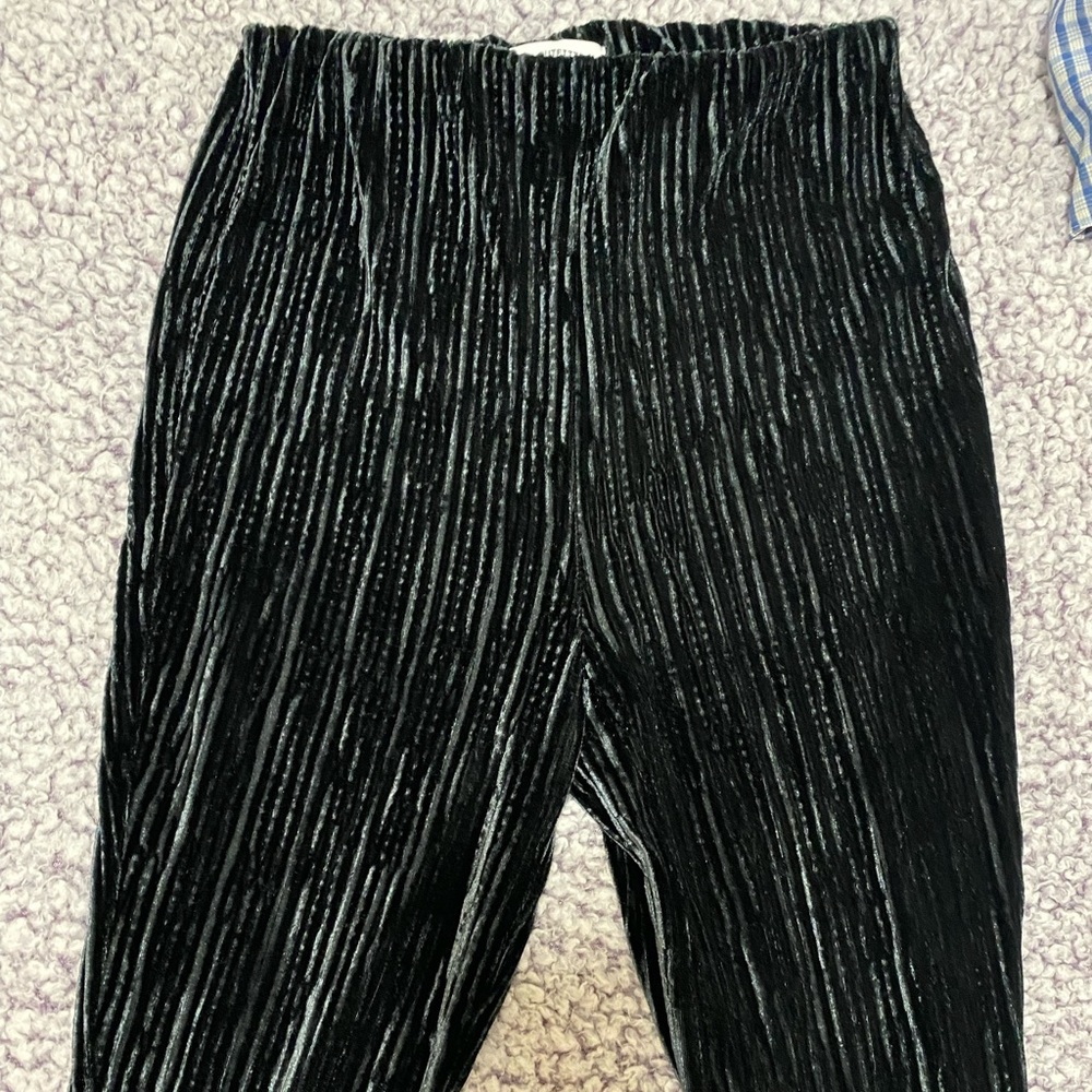 Velvet Flare Pants